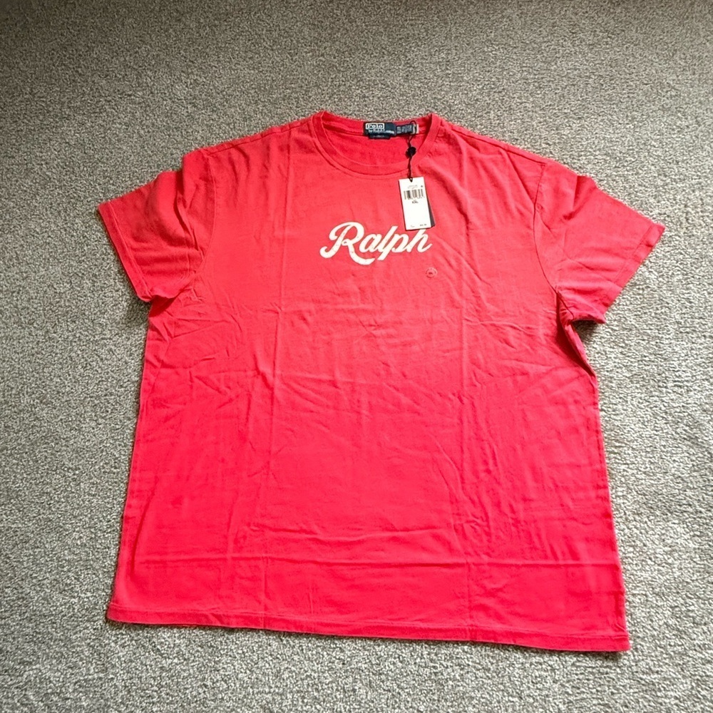 Polo by Ralph Lauren Vibrant Red Short Sleeve Tee (looks more pink in person)